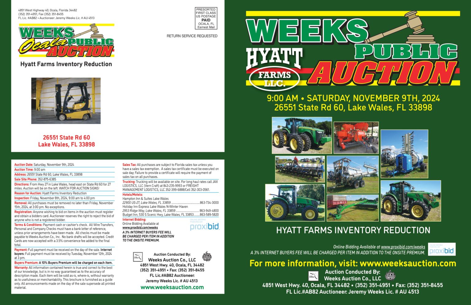 Weeks Auction Company Florida – A Central Florida public consignment ...